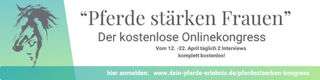 Pferde stärken Frauen - kostenloser Onlinekongress